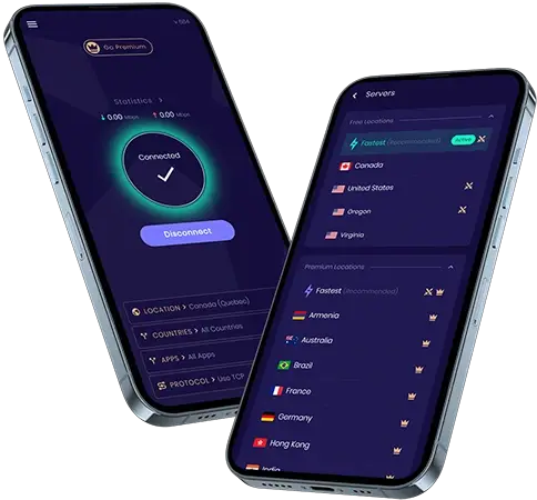 SafeFortress CONNECT screenshot mockup